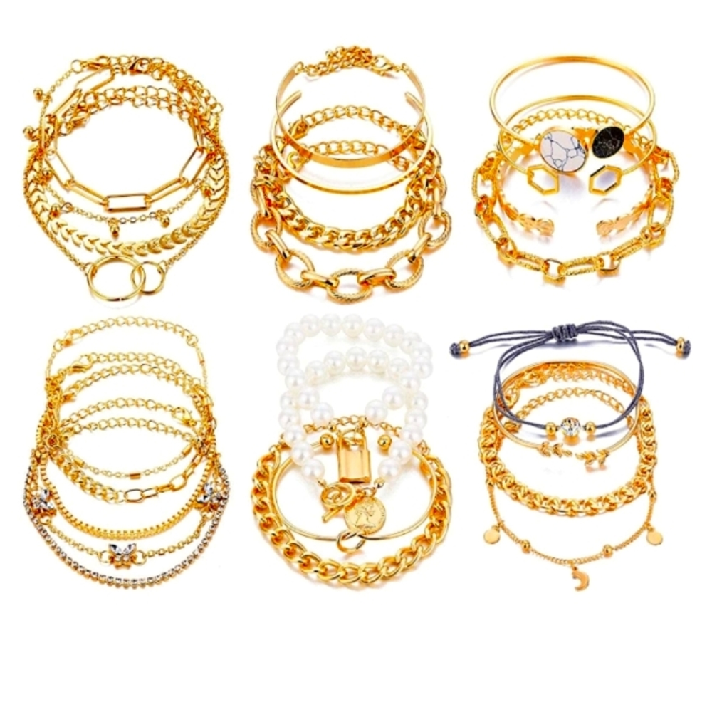 14k Gold Plated Bracelets Pack of 25 NWT